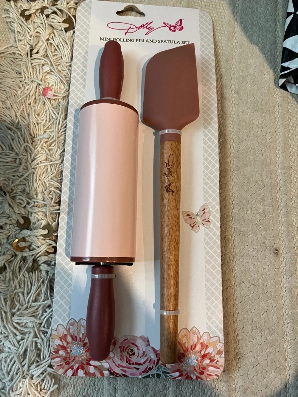 Dolly Mini Rolling Pin & Spatula Set